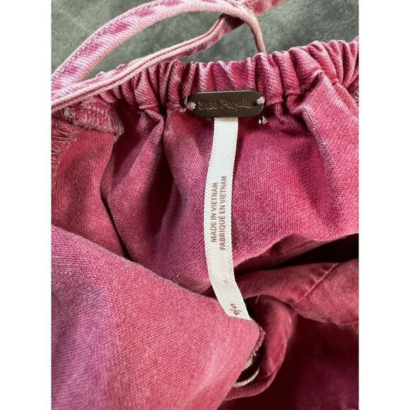 Free People Sweet Surrender Mini Dress in Acid Washed Wild Rose Color Sz (sm) - Picture 11 of 13